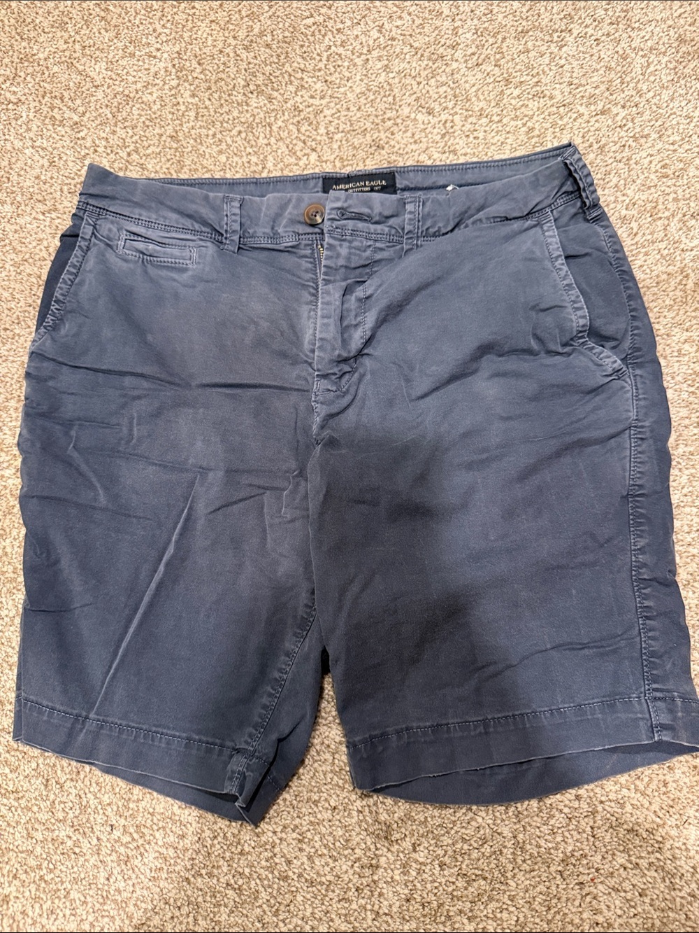 American Eagle Outfitters Navy Flat Front Men's Shorts